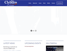 Tablet Screenshot of clyburnforcongress.com